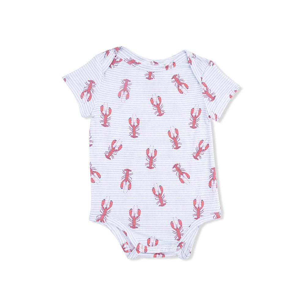 Angel Dear Short Sleeve Bodysuit - Lobsters