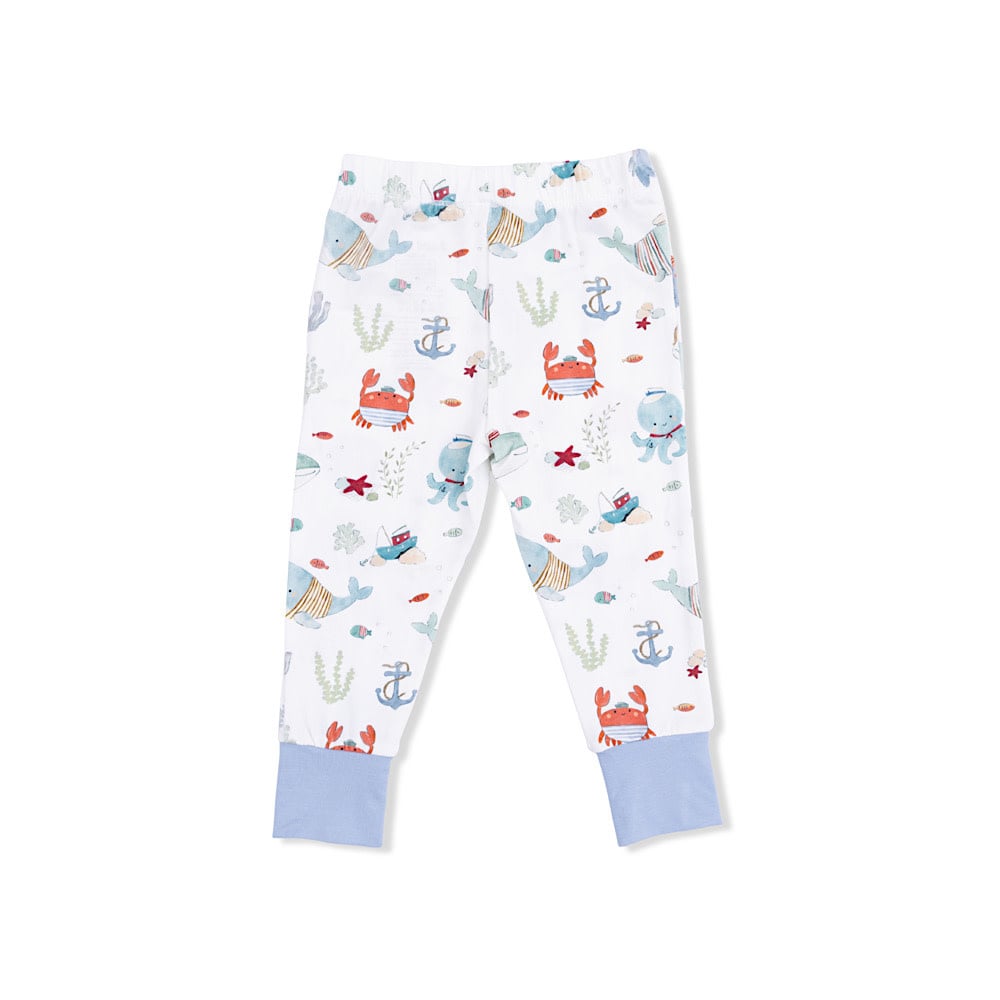 Angel Dear Short Sleeve Loungewear Set - Sailor Sea Creatures