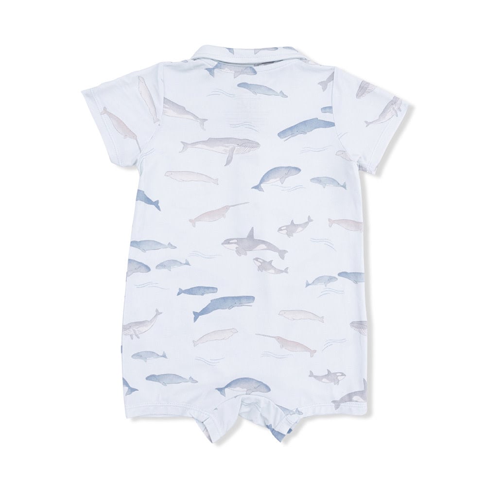 Angel Dear Polo Shortie - Little Whales