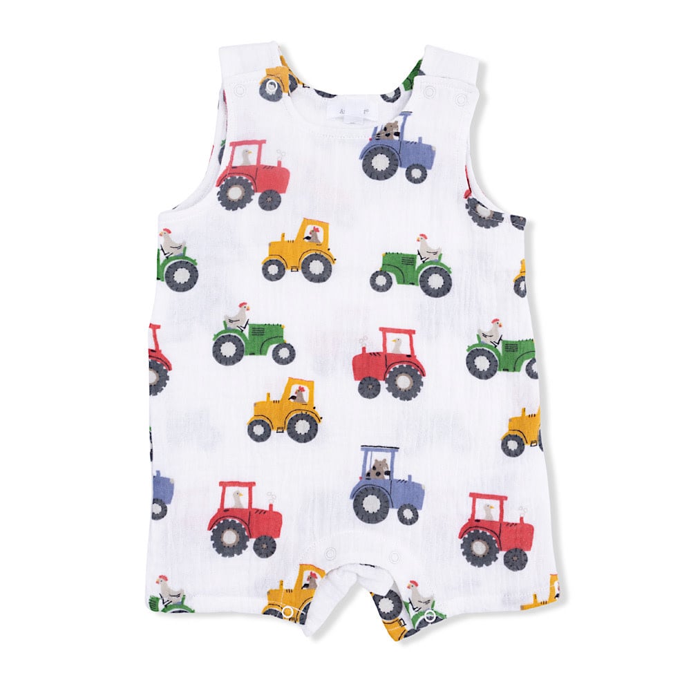 Angel Dear Angel Dear Sleeveless Jon Jon - Tractor Friends