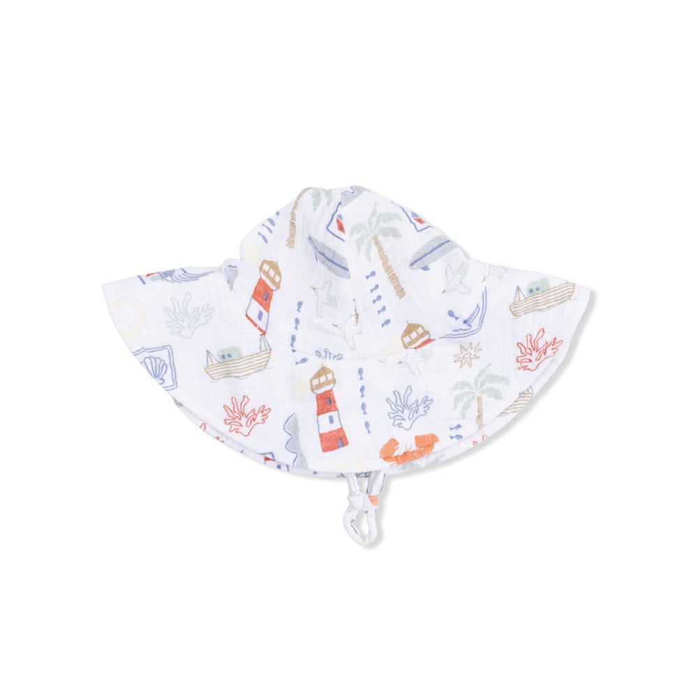 Angel Dear Angel Dear Wide Brim Sun Hat - Club Mediterranean