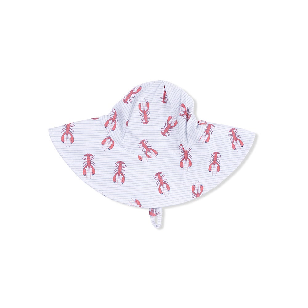 Angel Dear Wide Brim Sun Hat - Lobsters