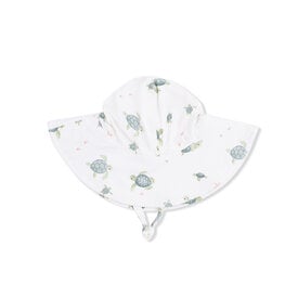 Angel Dear Angel Dear Wide Brim Sun Hat - Sea Turtles