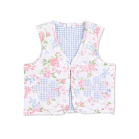 Angel Dear Angel Dear Quilted Vest - Cute Little Roses