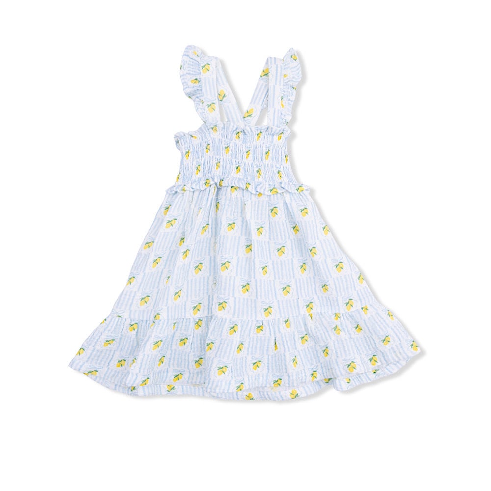 Angel Dear Smocked Ruffle Sundress with Bloomers - Lovely Lemons