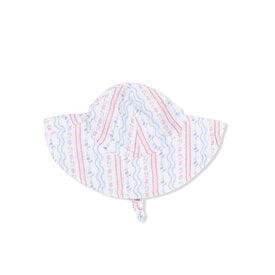 Angel Dear Angel Dear Wide Brim Sun Hat - Tulip Stripe