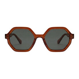 Jaxy Eyewear Hex Polarized Sunglasses - Brown