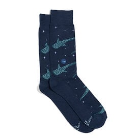 Conscious Step Conscious Step Crew Socks - Whale Sharks