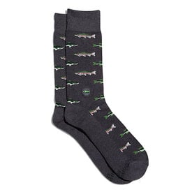 Conscious Step Conscious Step Crew Socks - Fish