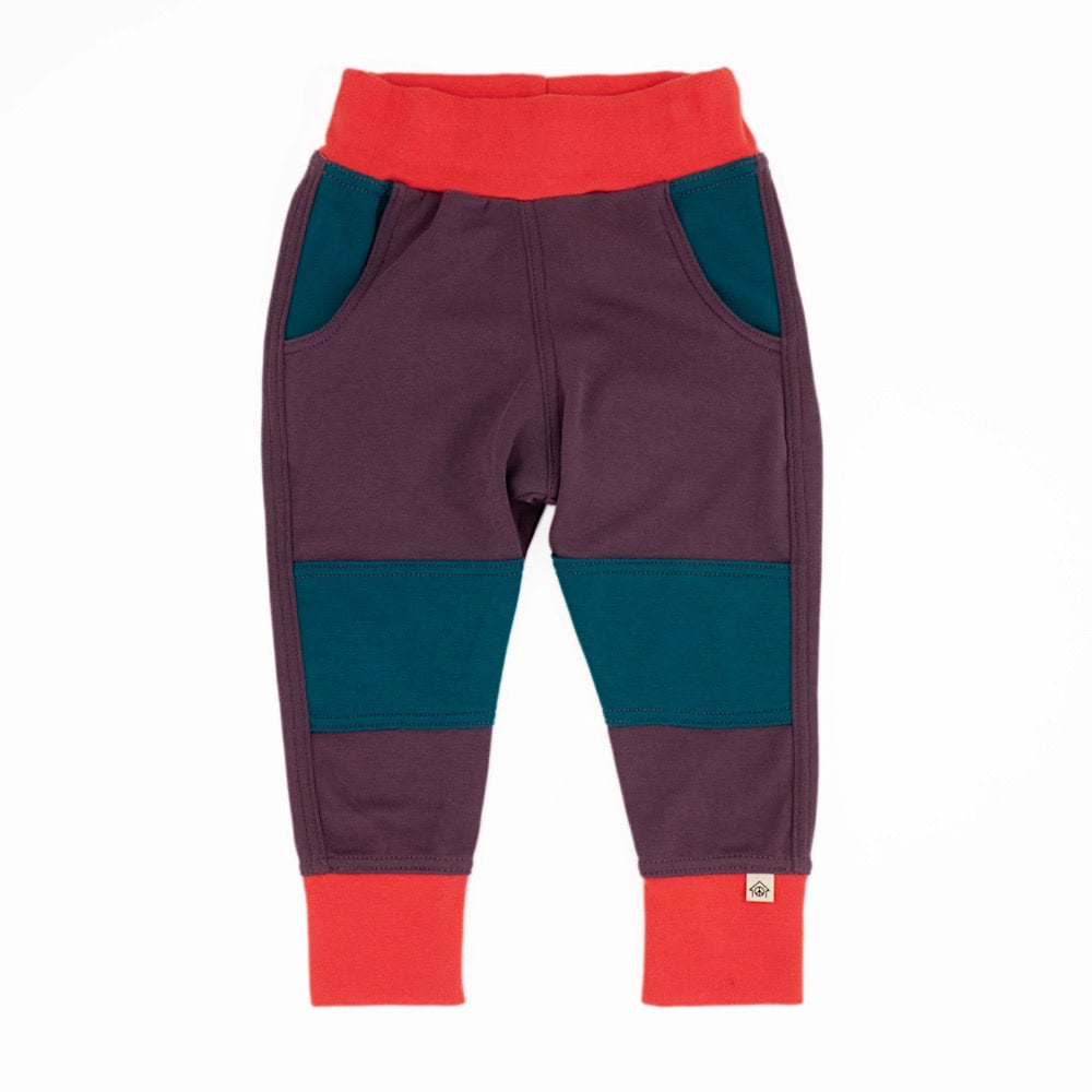 Peace House Studio Baby Joggers - Colorblock Grape