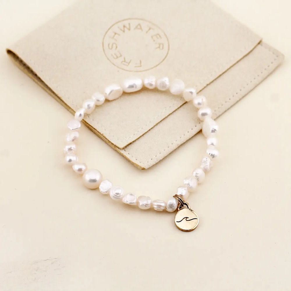 Beaded Bracelet - Pearl
