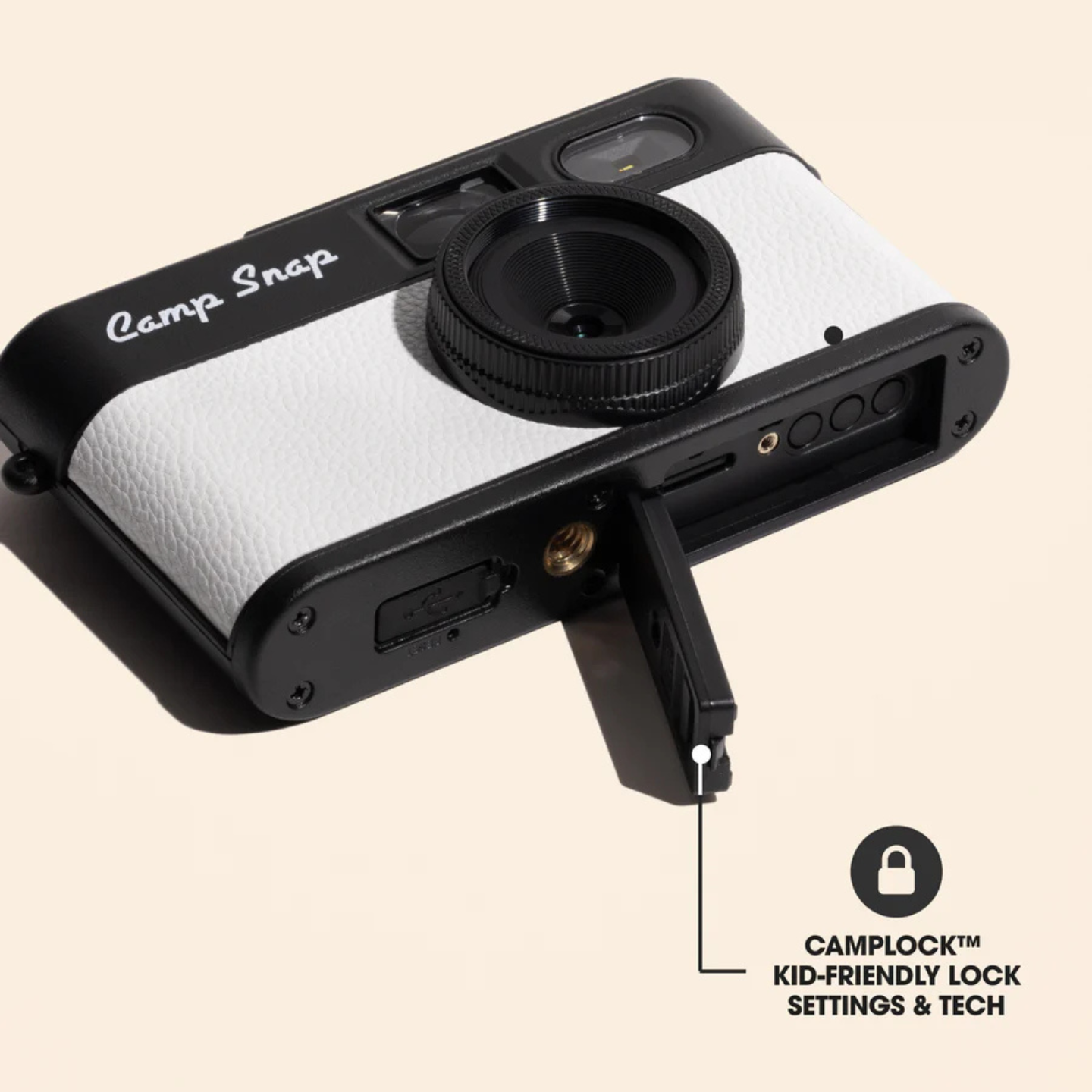 Camp Snap 2 Screen Free Digital Camera - Arctic White
