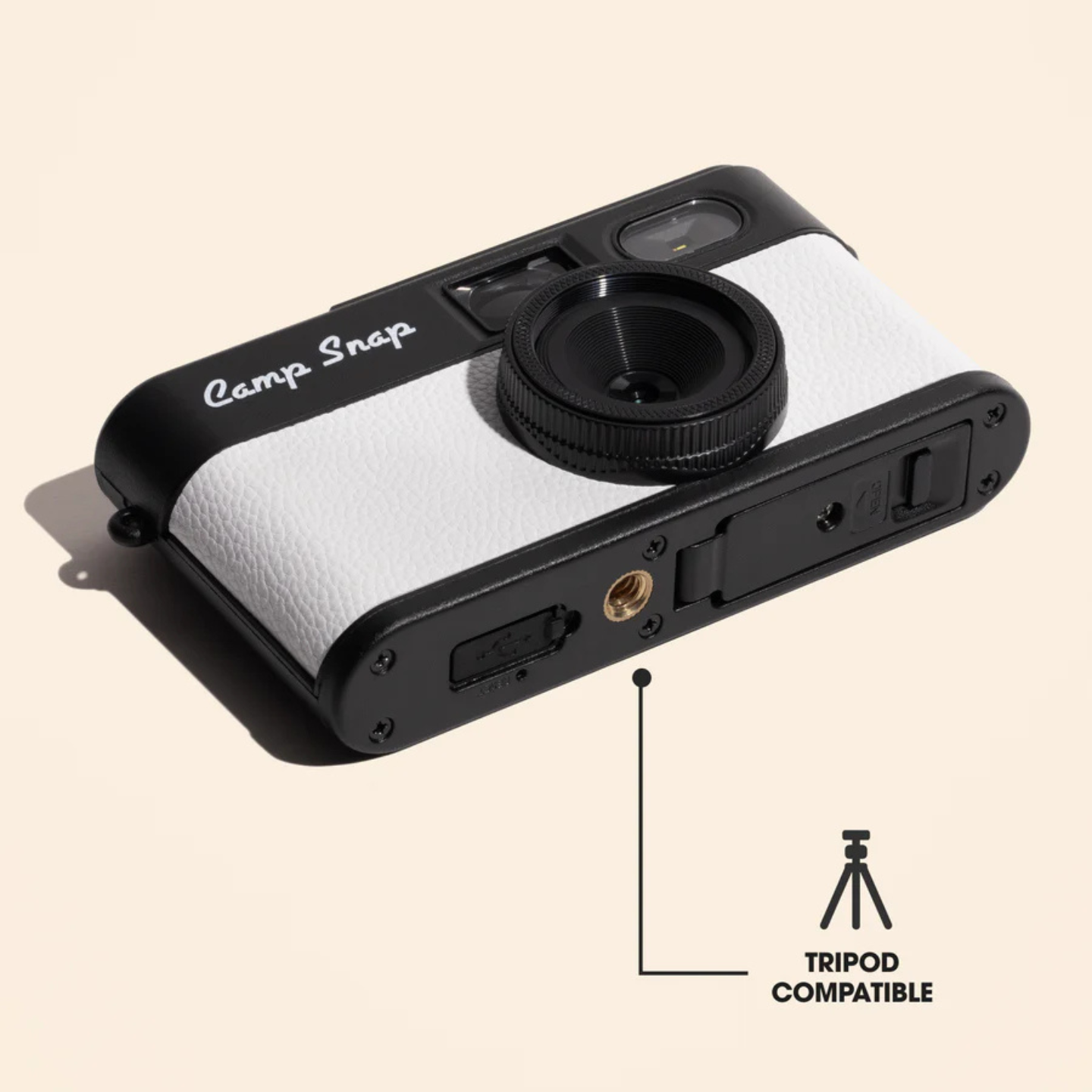 Camp Snap 2 Screen Free Digital Camera - Arctic White