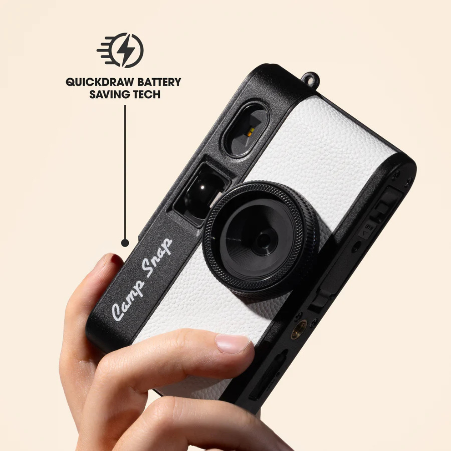 Camp Snap 2 Screen Free Digital Camera - Arctic White
