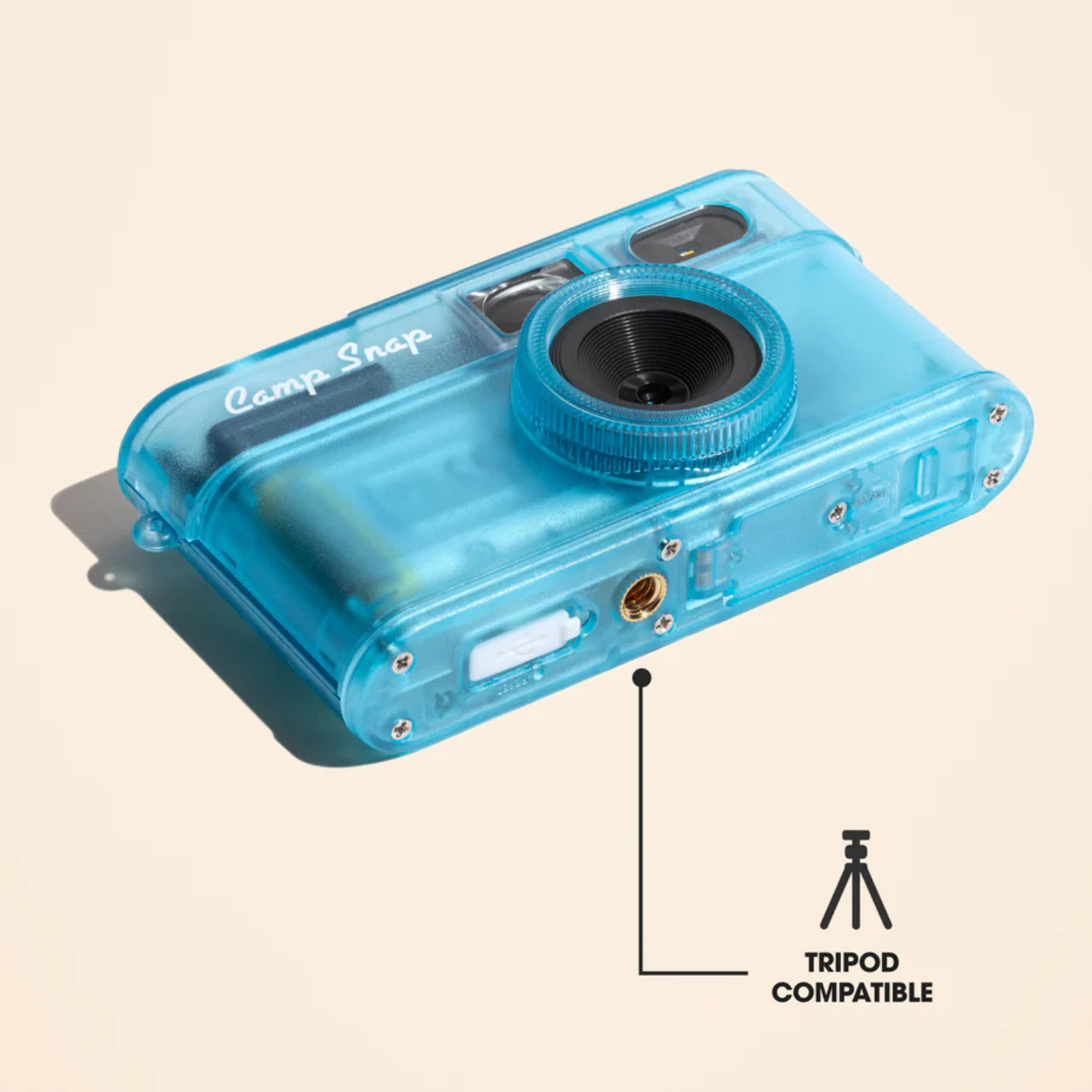 Camp Snap 2 Screen Free Digital Camera - Blue Rush