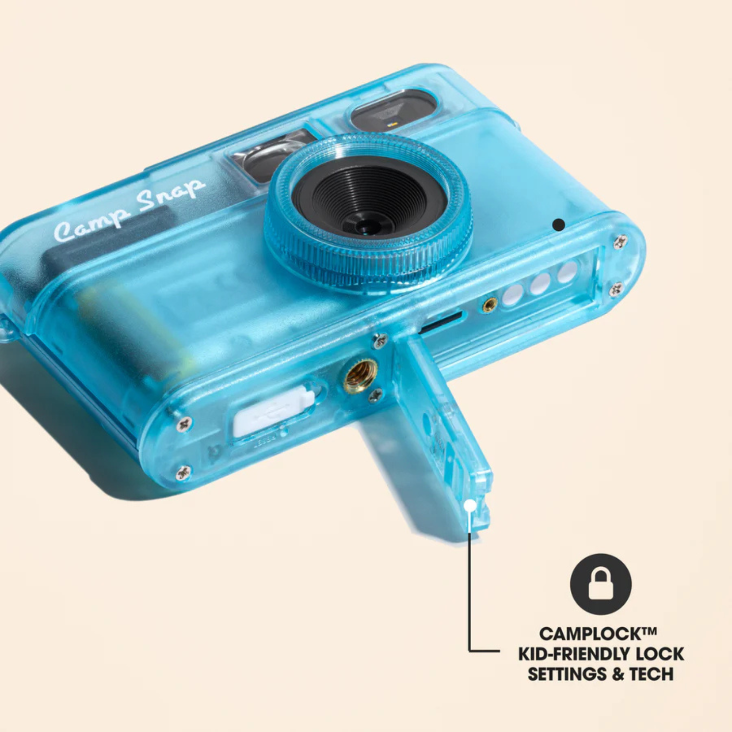 Camp Snap 2 Screen Free Digital Camera - Blue Rush