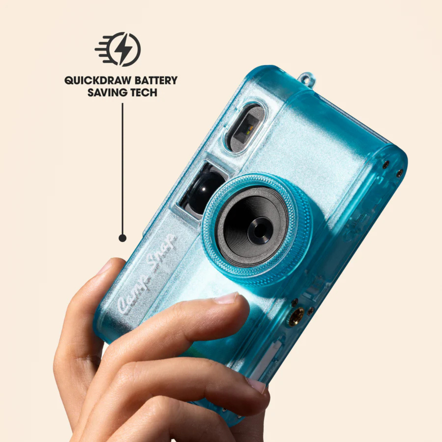 Camp Snap 2 Screen Free Digital Camera - Blue Rush