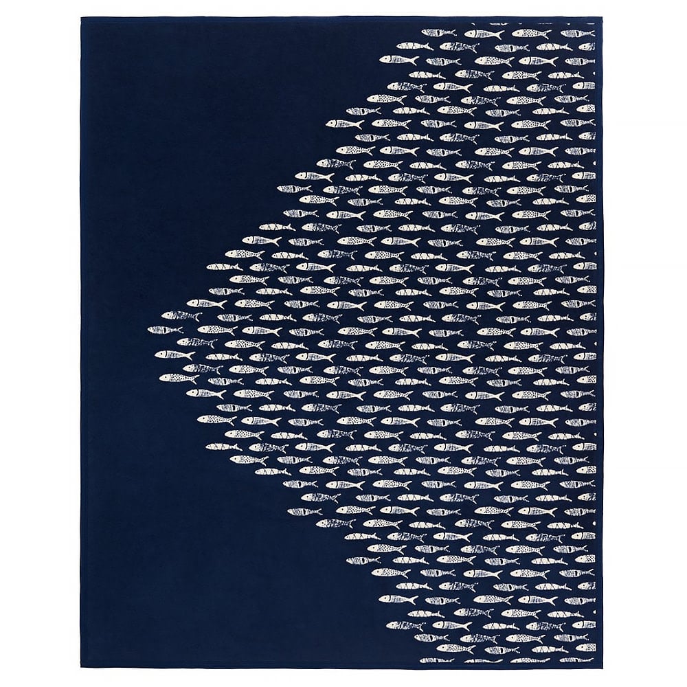 ChappyWrap Original Blanket - Herring Run - Navy
