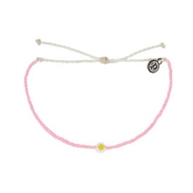 Pura Vida Pura Vida - Seed Bead - Spring Daisy - Pink