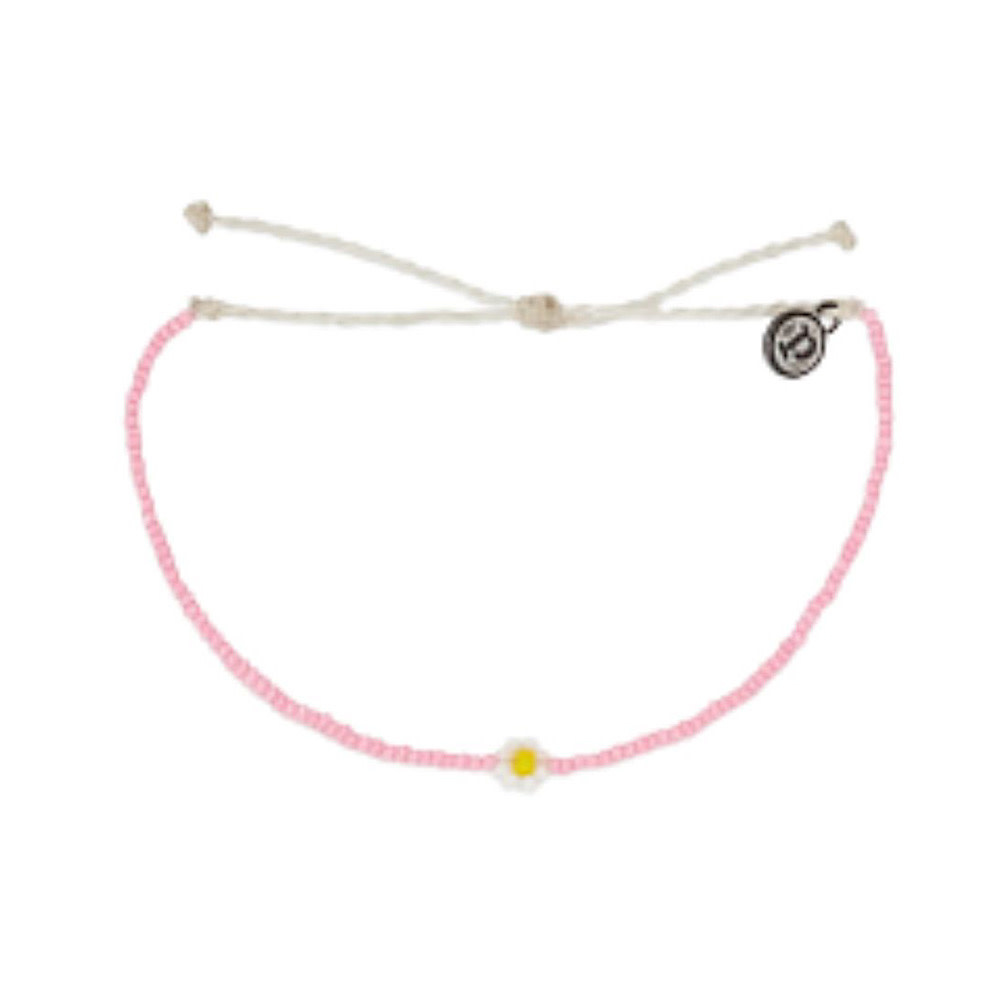 Pura Vida Pura Vida - Seed Bead - Spring Daisy - Pink