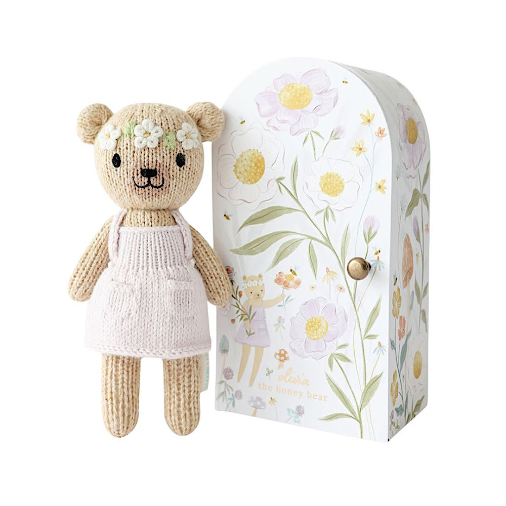 Cuddle + Kind Cuddle + Kind - Tiny Olivia the Honey Bear with House