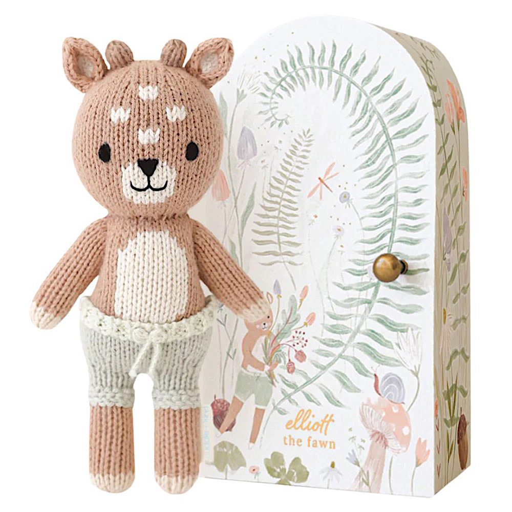Cuddle + Kind Cuddle + Kind - Tiny Elliott the Fawn with House