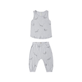 Rylee + Cru LLC Rylee + Cru Tank + Slouch Pant Set - Seals