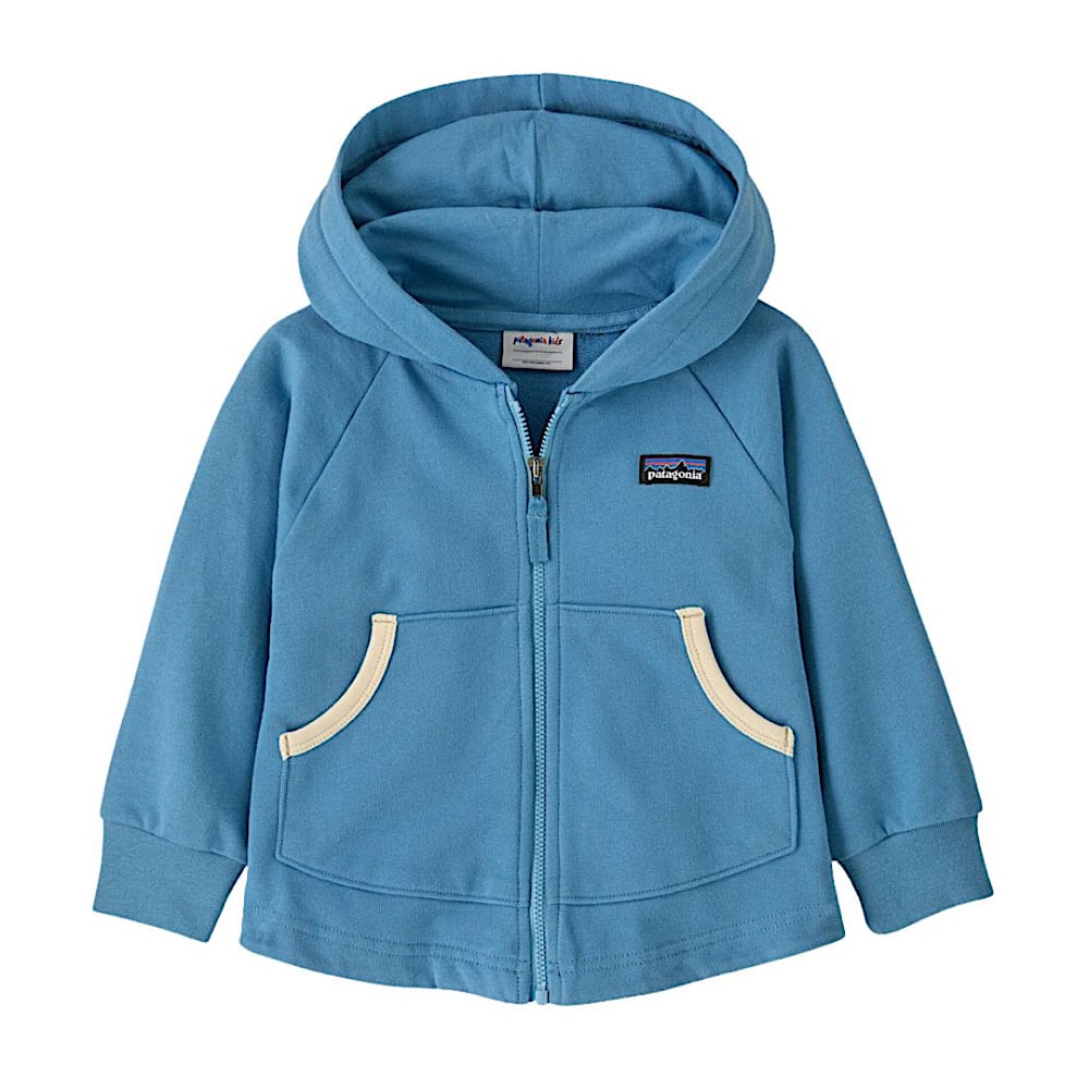 Patagonia Patagonia Baby Full-Zip Hoody Sweatshirt - Shore Blue