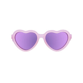 Babiators Babiators - Sunglasses - Heart Polarized Mirrored Lenses - Frosted Pink