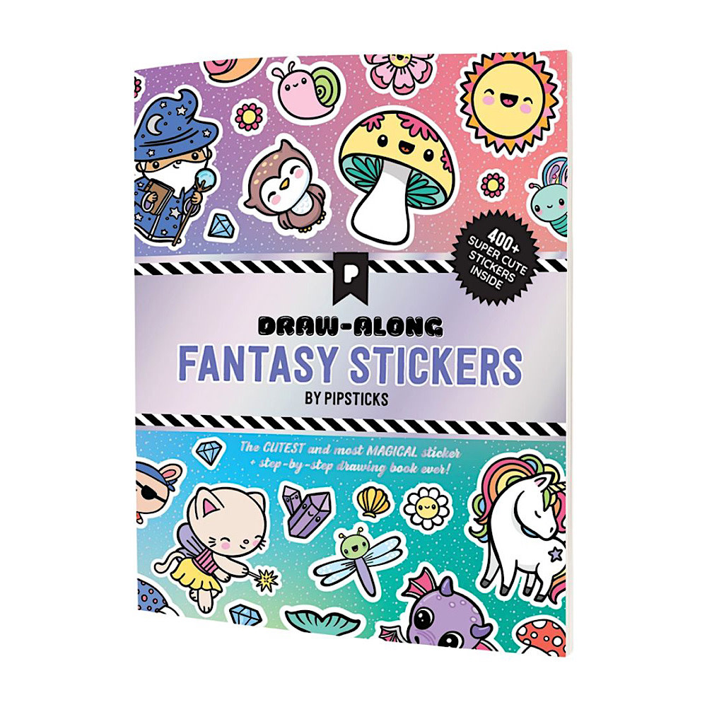Pipsticks Draw Along Sticker Book - Fantasy