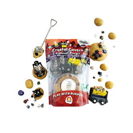 Earth Grown KidDoughs KidDough Play Kit - Crystal Cavern w/ Wigglitz