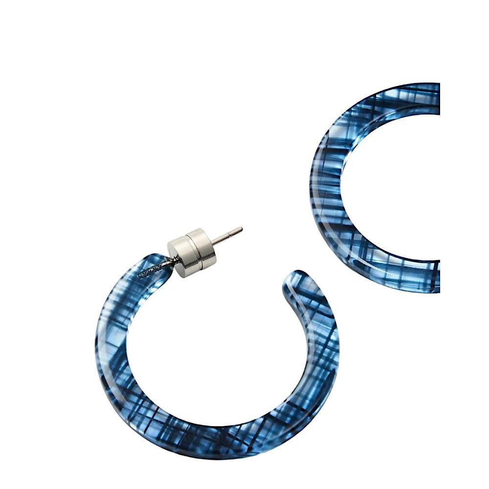 Machete Mini Hoop Earrings - Chambray