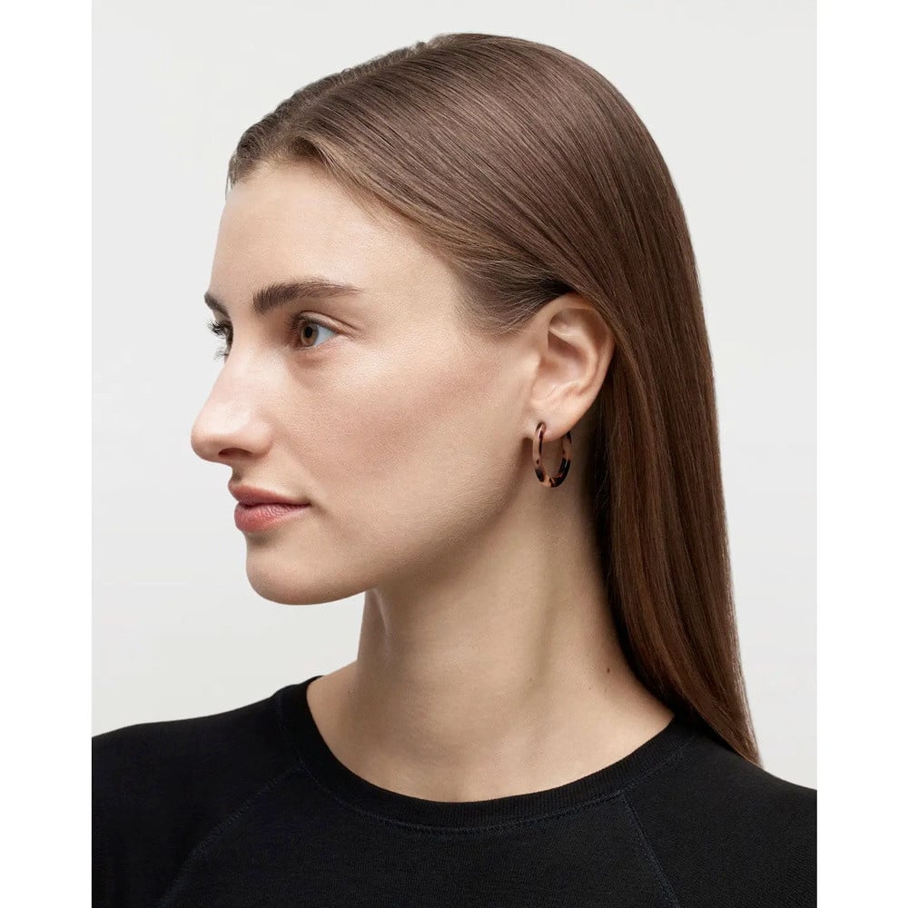 Machete Mini Hoop Earrings - Bronze