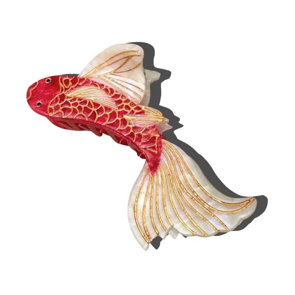 Solar Eclipse Claw Hair Clip - Koi Fish