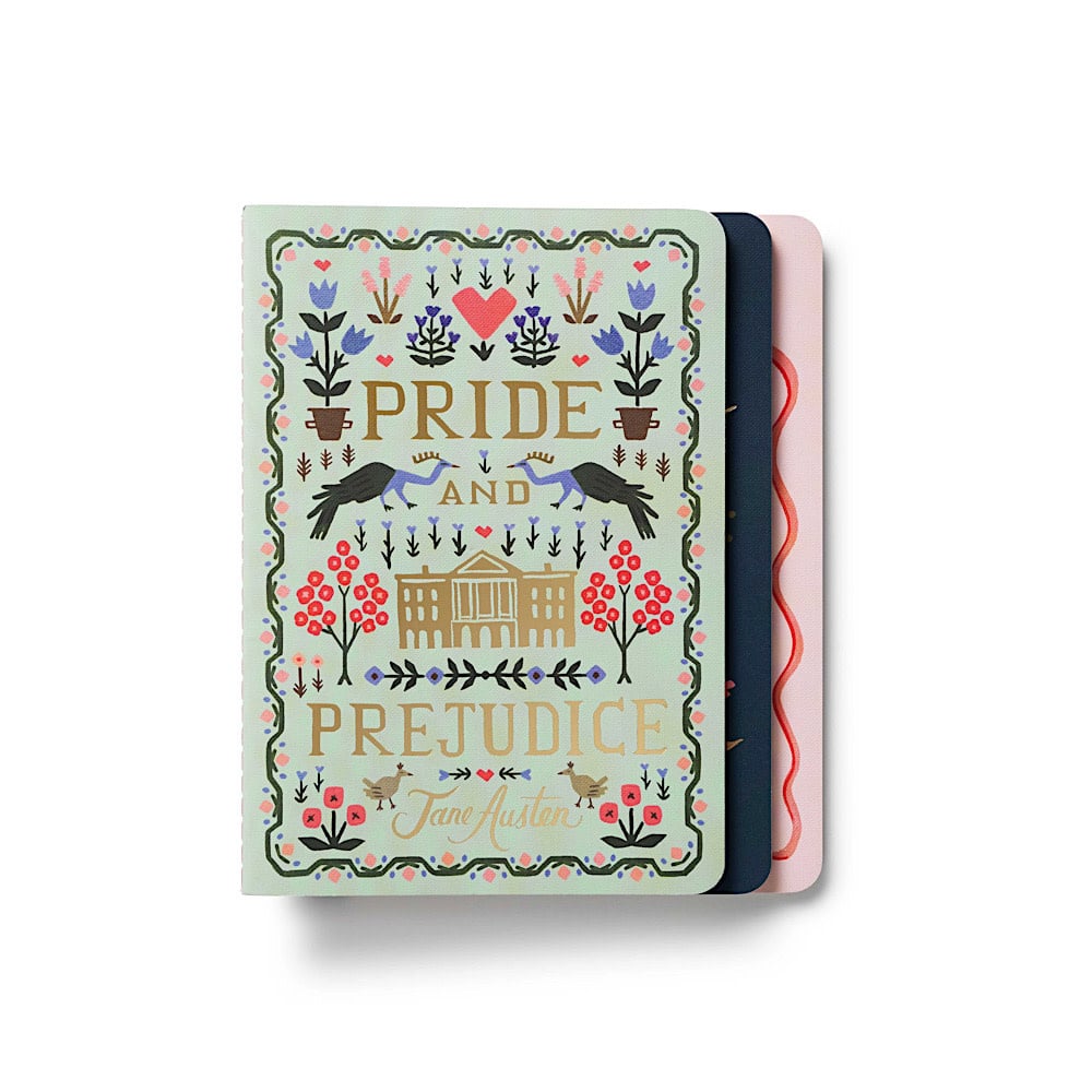 Rifle Paper Co. - Set of 3 Notebooks - Jane Austen
