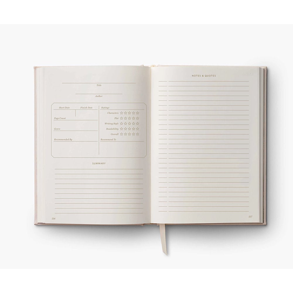 Rifle Paper Co. Embroidered Journal - Book Club