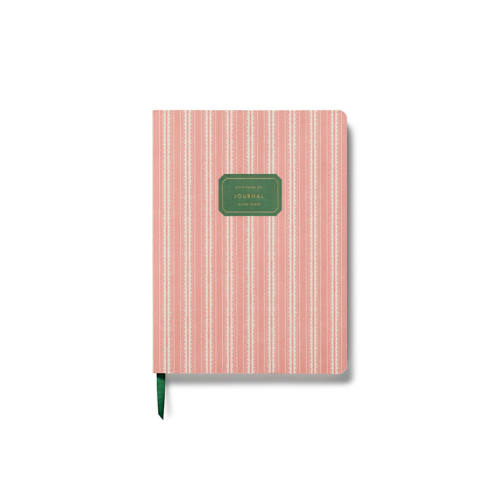 Rifle Paper Co. Rifle Paper Co. Softcover Journal - Pinking Stripe