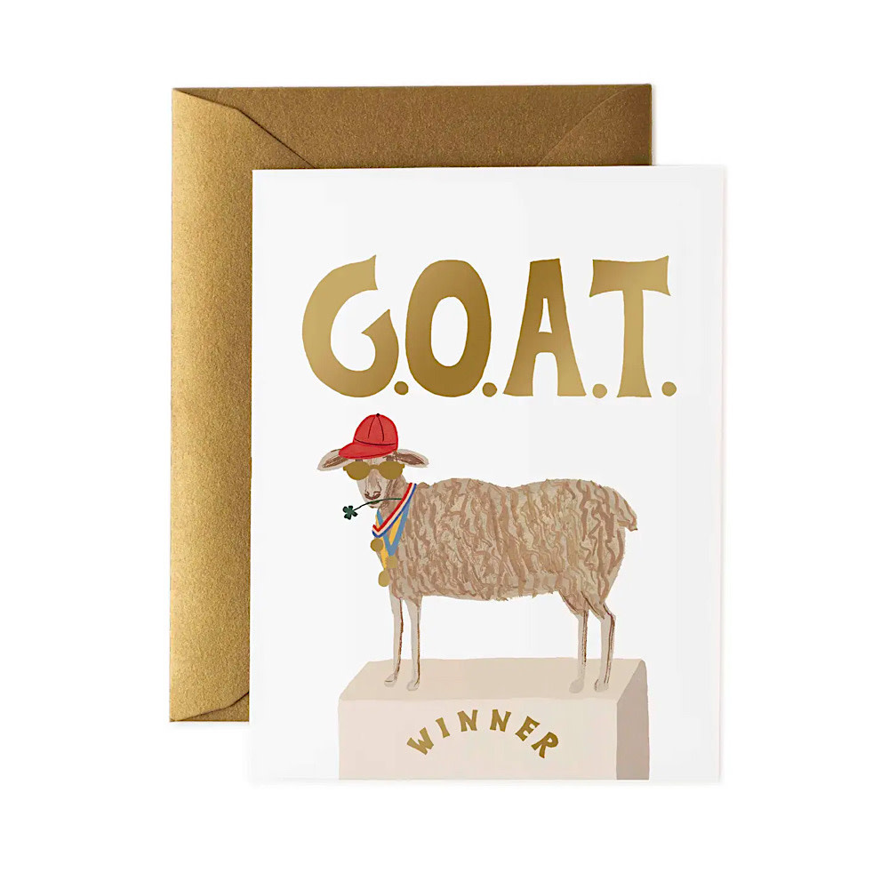 Rifle Paper Co. G.O.A.T. Card