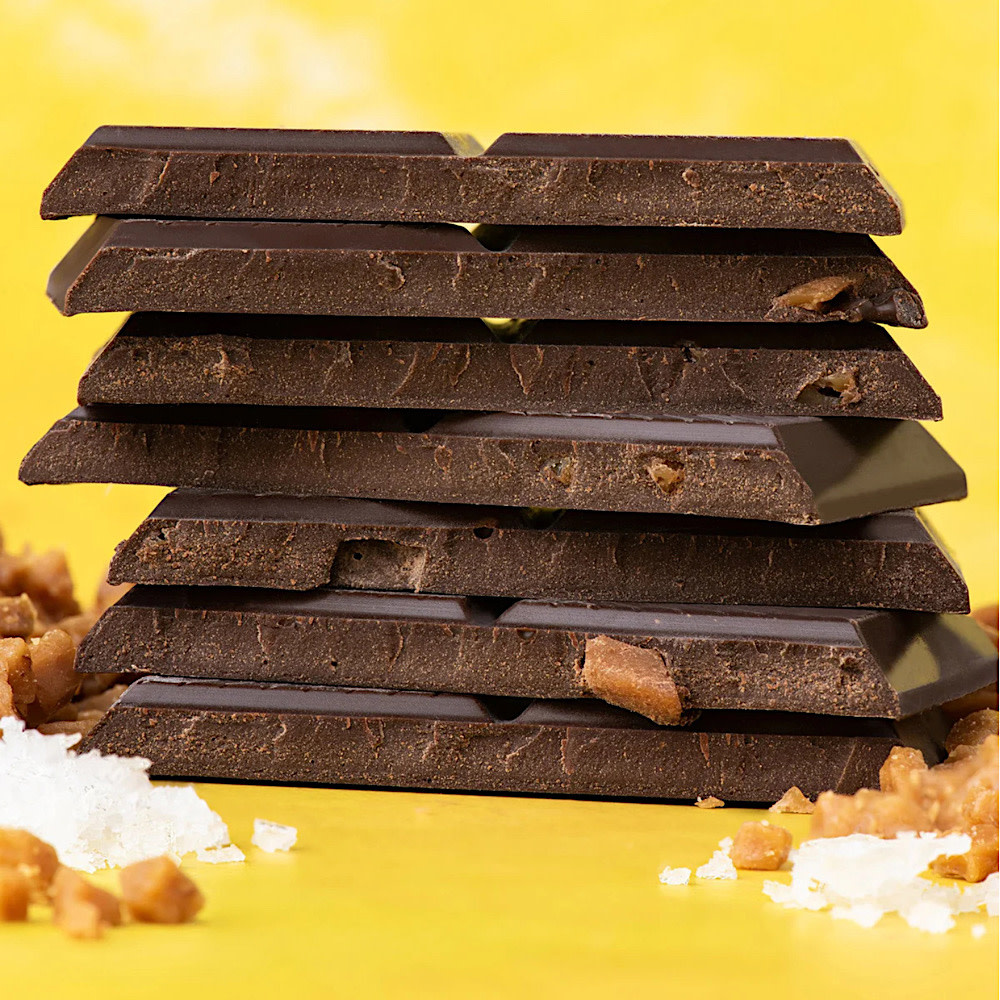 Maeve Dark Chocolate Truffle Bar - Salted Toffee Crackle