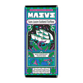  Maeve Milk Chocolate Truffle Bar - San Juan Salted Toffee