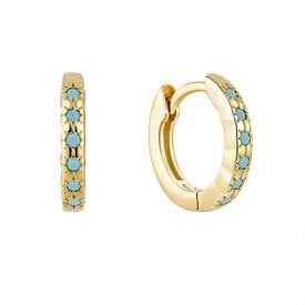The Salty Gem The Salty Gem Julie Hoops - Gold