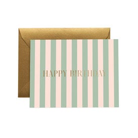 Rifle Paper Co. Rifle Paper Co. Cabana Stripe Birthday Card