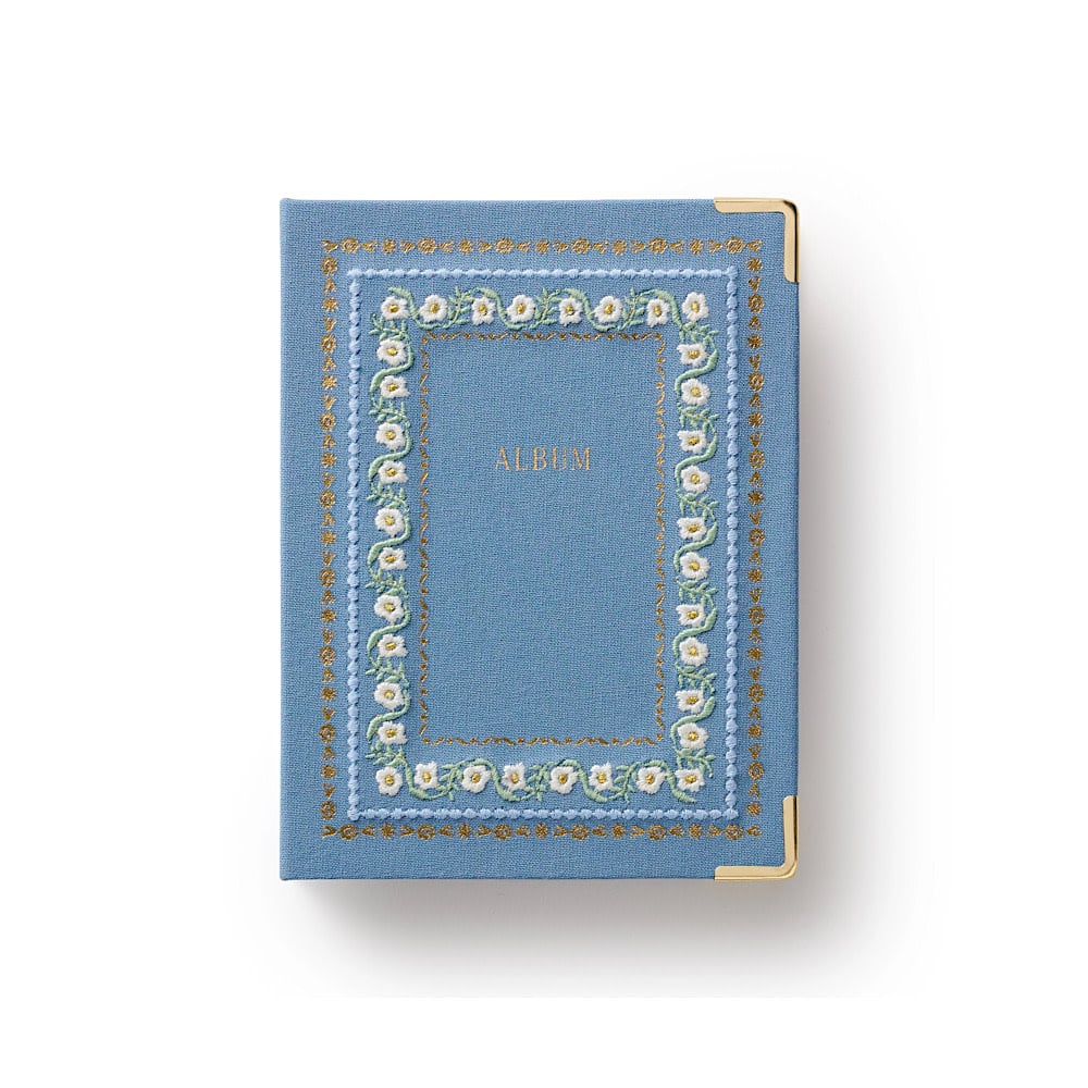 Rifle Paper Co. Embroidered Small Photo Album - Delphine
