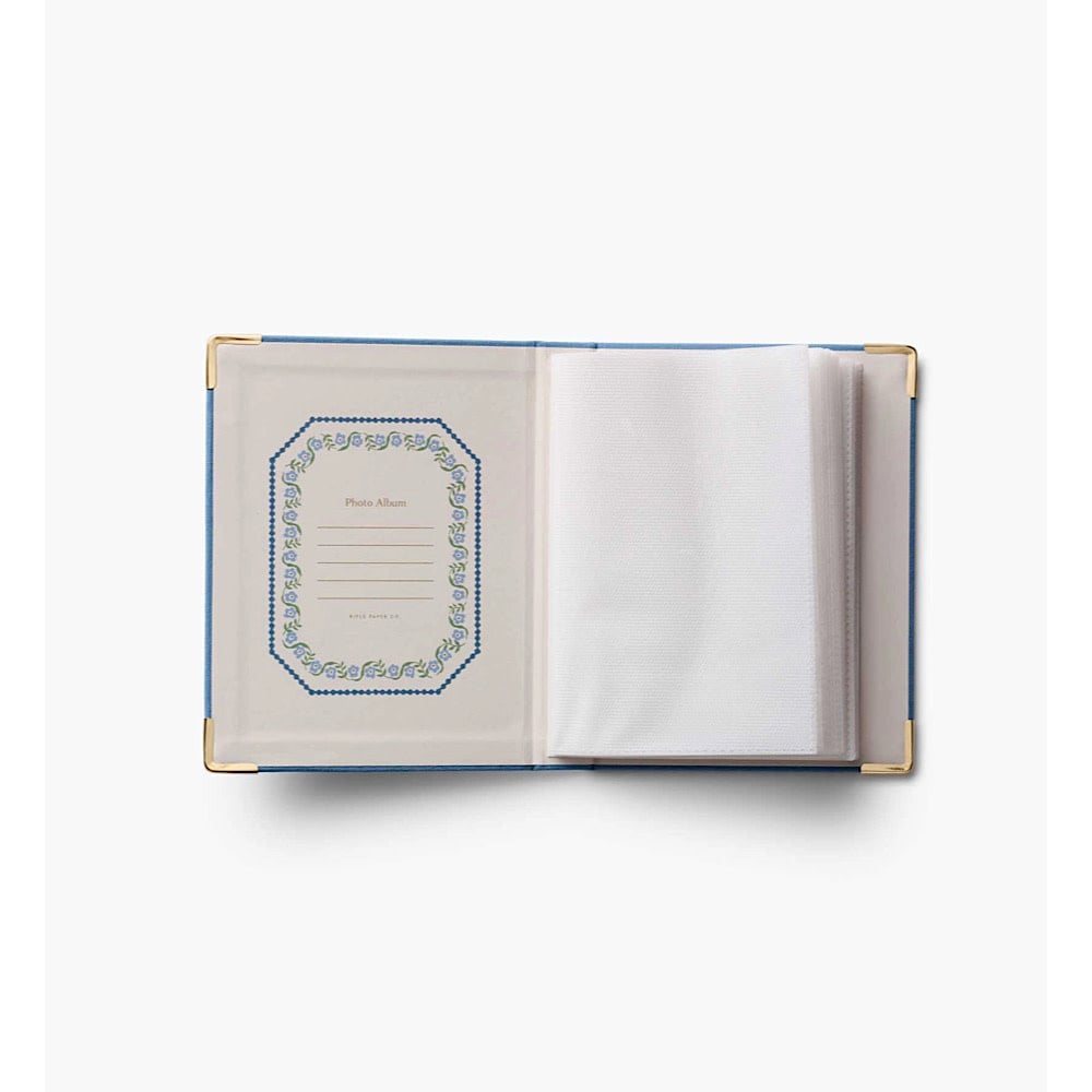 Rifle Paper Co. Embroidered Small Photo Album - Delphine