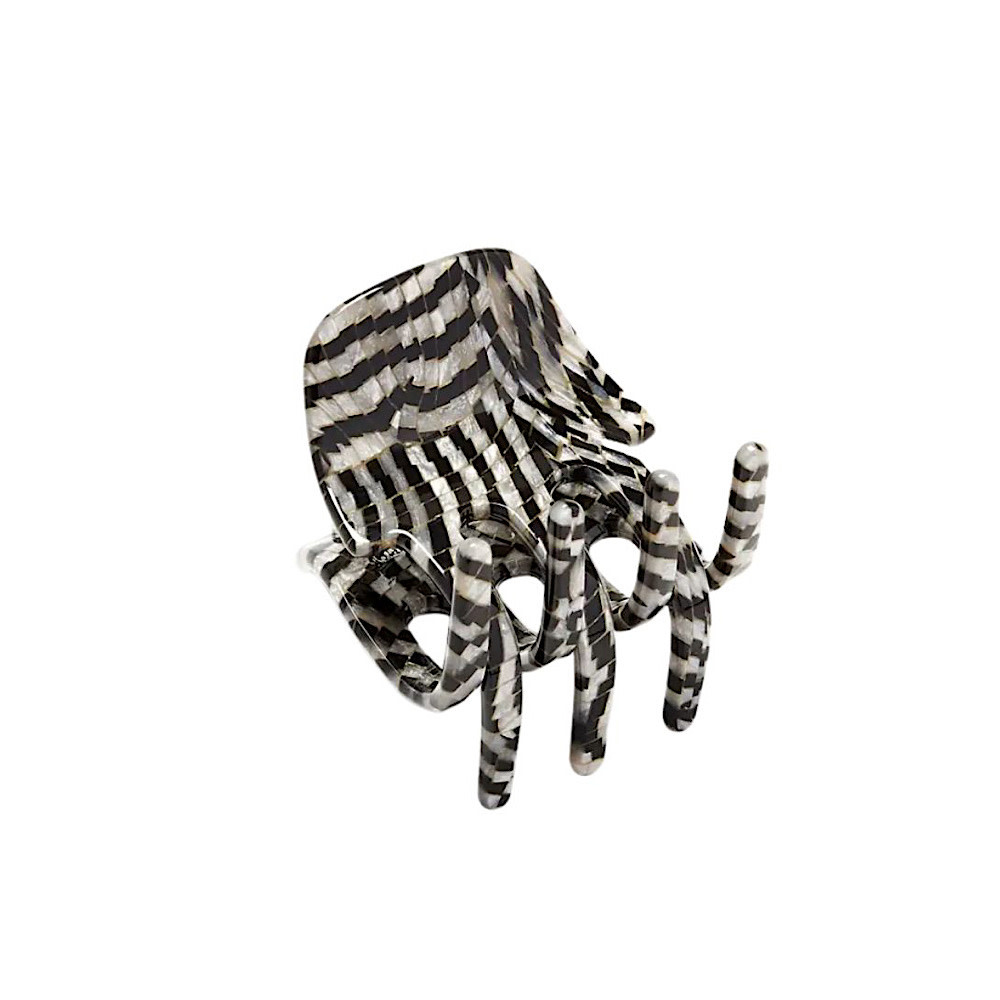 Machete Machete Mini Claw Hair Clip - Perle Noir
