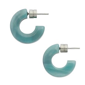 Machete Machete Muse Hoop Earrings - Jadeite Green