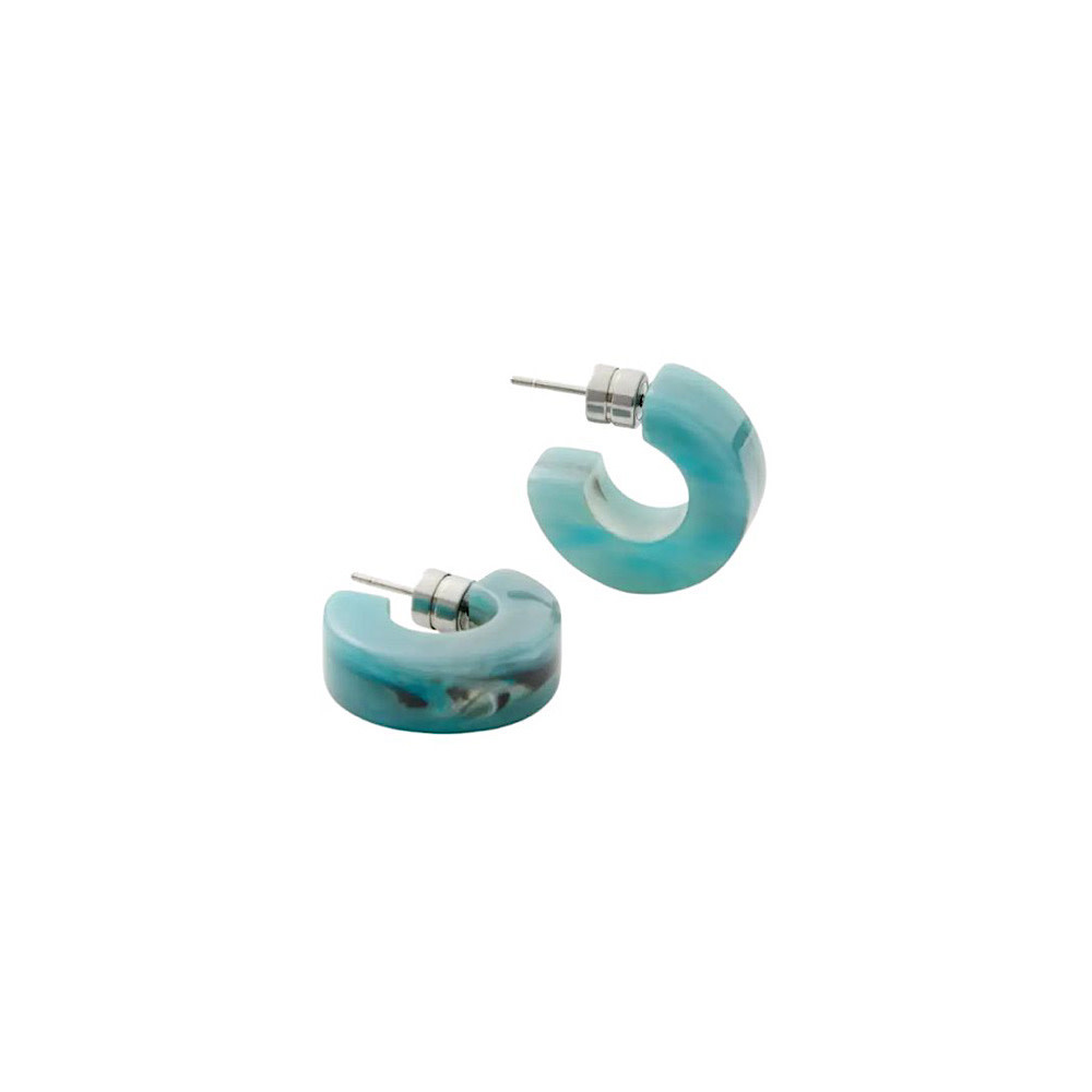 Machete Muse Hoop Earrings - Jadeite Green