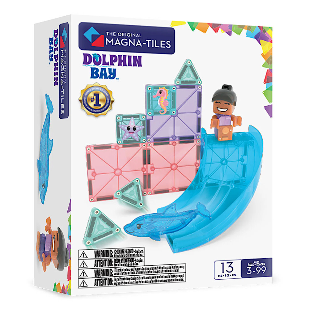 Magna-Tiles Magna-Tiles 13 Piece Set - Dolphin Bay