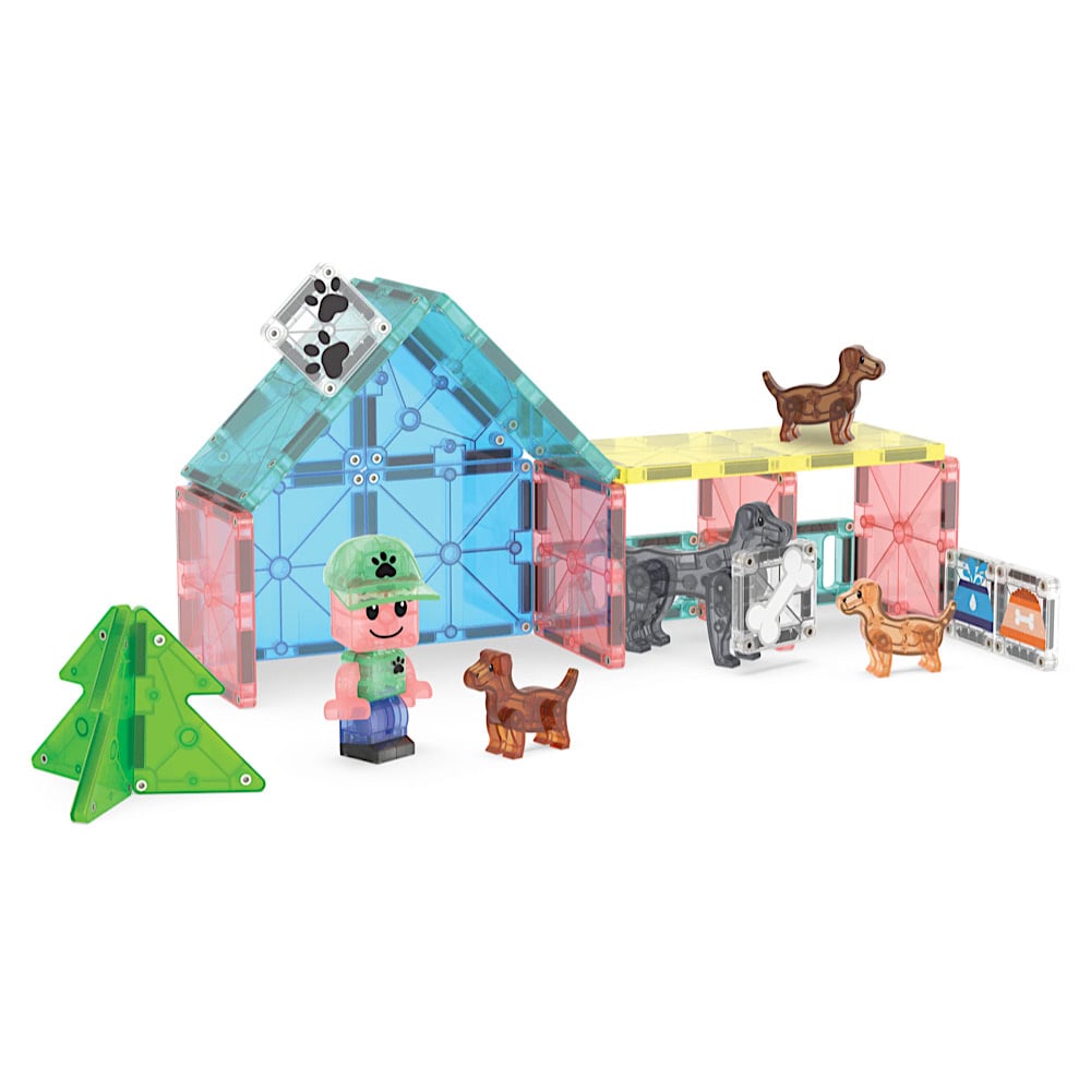 Magna-Tiles 27 Piece Set - Puppy Park