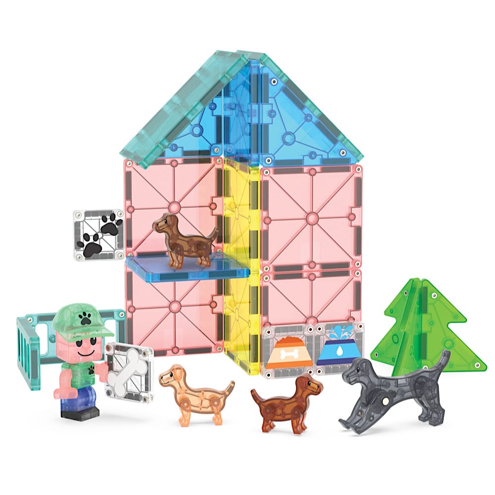 Magna-Tiles 27 Piece Set - Puppy Park